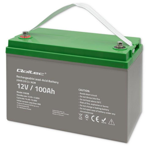 Akumulator AGM | 12V | 100Ah | max.30A-10156774