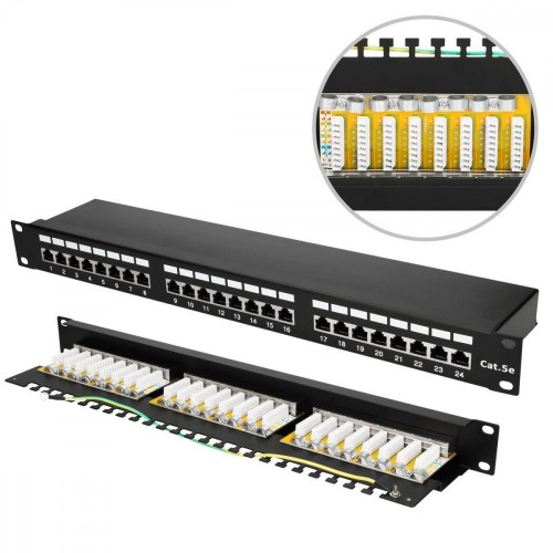 Patchpanel 24 porty CAT5E FTP V2-10156805