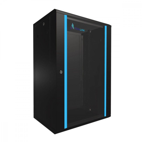 Szafa rack 18U 600x450mm czarna wisząca -7859476