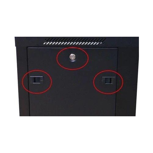 Szafa rack 18U 600x450mm czarna wisząca-10158157