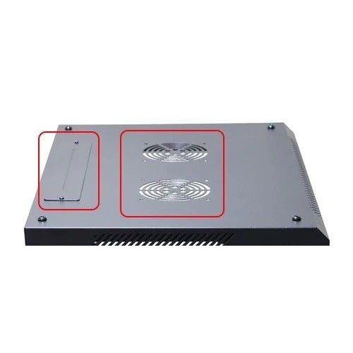 Szafa rack 18U 600x450mm czarna wisząca-10158159