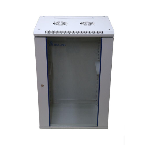 Szafa rack 15U 600x600mm szara wisząca-10158318