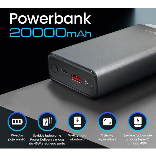 Powerbank EPB-126 srebrny EX.19539-10159561