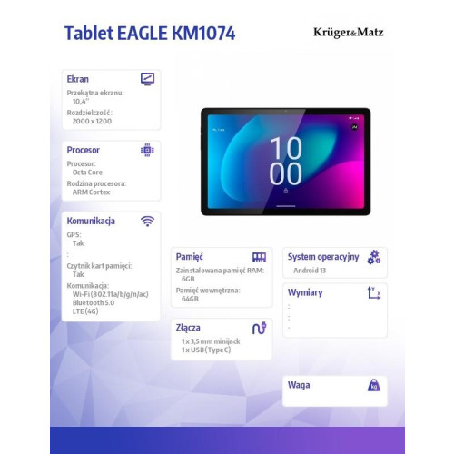 Tablet Eagle KM1074-10159895