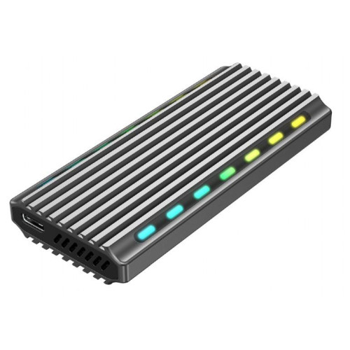 Obudowa dysku M.2 NVME Aluminiowa LED USB 3.1 -10160049