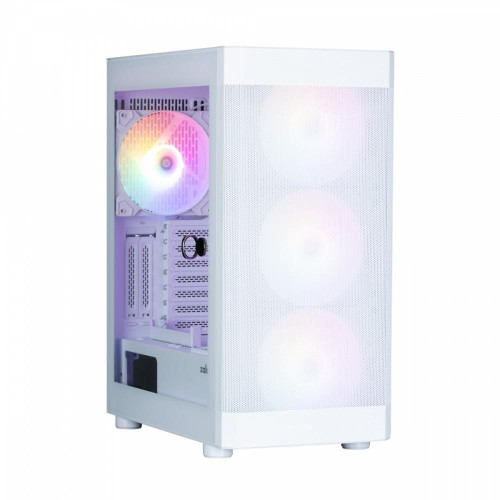 Obudowa I4 TG ATX Mid Tower 4 fans RGB Biała-10160402