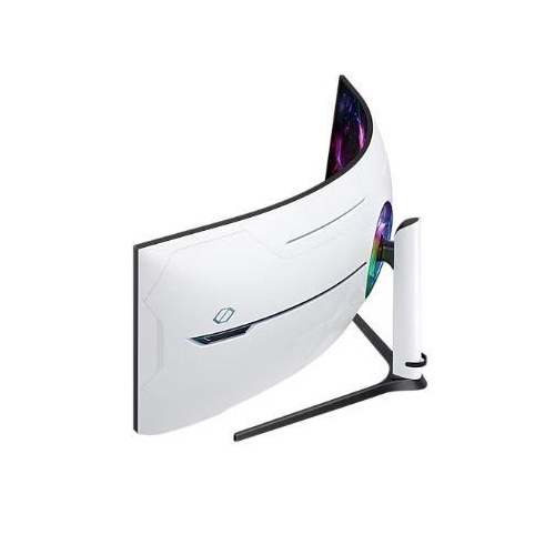 Samsung Monitor 57 cali G95NC VA 7680x2160 DUHD 32:9 3xHDMI 1xDP 2xUSB 3.0 KVM 1ms 240Hz HAS Gaming zakrzywiony 3Yd2d-10