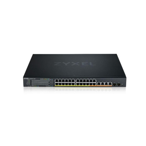 Przełącznik XMG1930-30HP, 24-port 2.5GbE Smart Managed Layer 2 PoE 700W 22xPoE+/8xPoE++ Switch with 4 10G