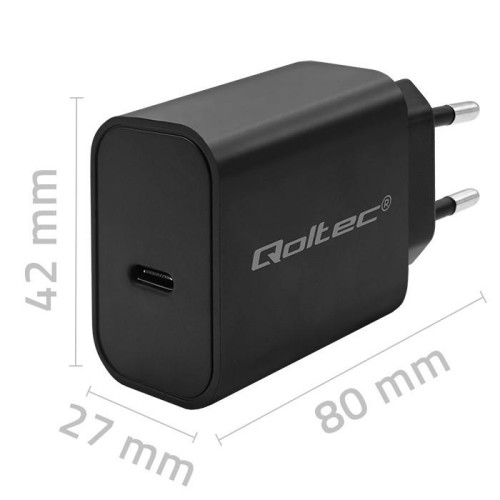 Ładowarka Super Quick PD | USB-C | 20W | 5-12V | 1.67-3A | Czarna-10163717
