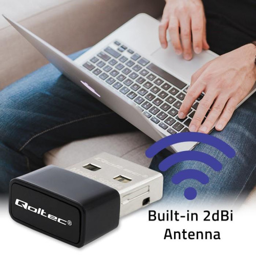Ultraszybki bezprzewodowy mini adapter USB Wi-Fi | standard AC | 650Mbps -10163871