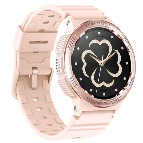 Smartwatch K6 1.3 cala 300 mAh różowy-10164773