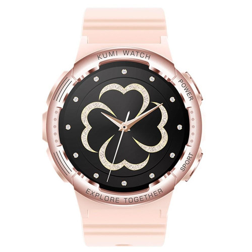 Smartwatch K6 1.3 cala 300 mAh różowy-10164774