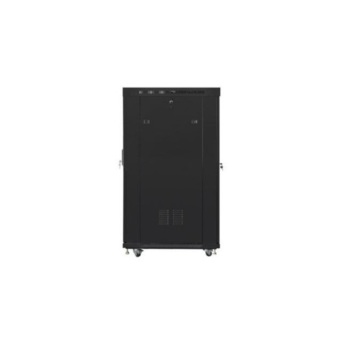 Szafa stojąca 19 cali 22U 800x1000 drzwi szklane LCD (flat pack) V2 czarna-10164852