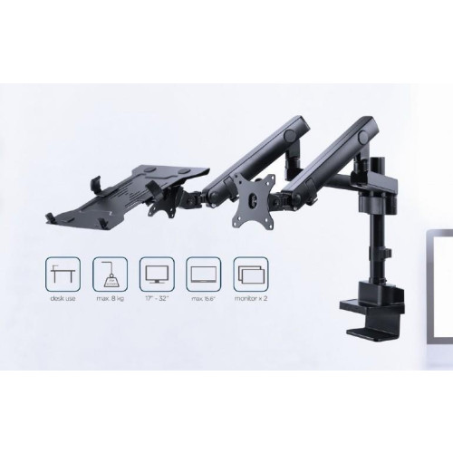 Uchwyt do monitora max 32 cale i laptopa do 15.6 cali-10165299