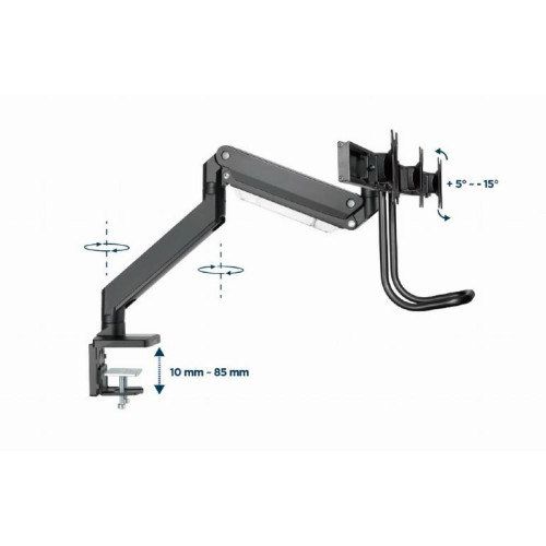 Ramię regulowane na 3 monitory 17 - 27 cali 6kg-10165312