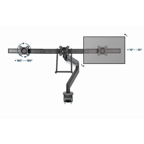 Ramię regulowane na 3 monitory 17 - 27 cali 6kg-10165313