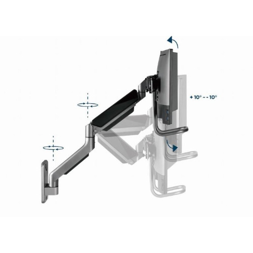Uchwyt ścienny na 2 monitory 17-32 cali 8kg-10165329