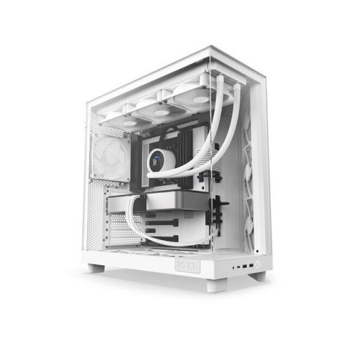 Obudowa H6 Flow z oknem Biała -10166616