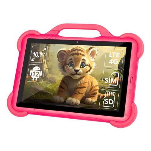 Tablet KidsTAB8 4G 4/64GB Różowe etui -10167703