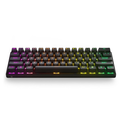 Klawiatura do gier SteelSeries Apex Pro Mini klawiatura do gier Światło LED RGB US Wireless OmniPoint Regulowany przełąc