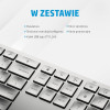 Klawiatura HP 970 Programmable Wireless Keyboard bezprzewodowa srebrna 3Z729AA-10206399
