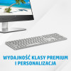 Klawiatura HP 970 Programmable Wireless Keyboard bezprzewodowa srebrna 3Z729AA-10206400