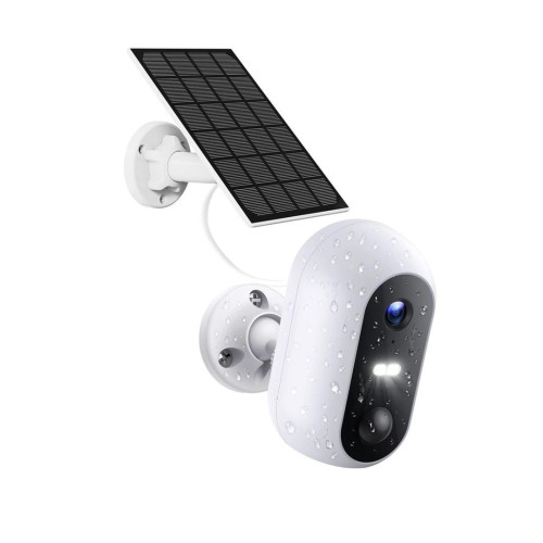 Extralink Smart Life SolarEye | Kamera zewnętrzna z panelem solarnym | bezprzewodowa, Full HD 1080p, Wi-Fi, akumulator 5200mAh, IP54-10200553