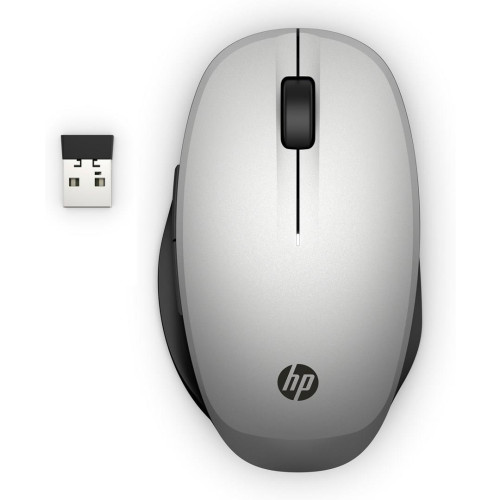Mysz HP Dual Mode Wireless/Bluetooth Mouse Silver 300 bezprzewodowa srebrna 6CR72AA-10206530