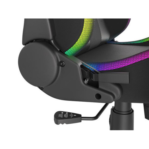 Fotel gamingowy NATEC Genesis Trit 600 RGB NFG-1577 (kolor czarny)-1023857