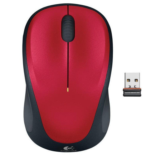 Mysz Logitech M235 910-002496 (optyczna; 1000 DPI; kolor czerwony)-1025375