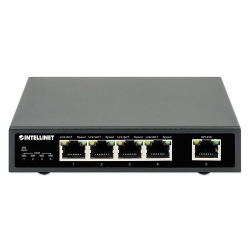 INTELLINET SWITCH GIGABIT 4X RJ45 POE+, 1X RJ45 GI-10258913