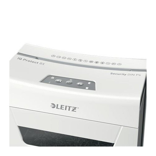 Leitz Niszczarka IQ Protect Premium 8X, P4, 8 kartek, 14 l kosz-10270739
