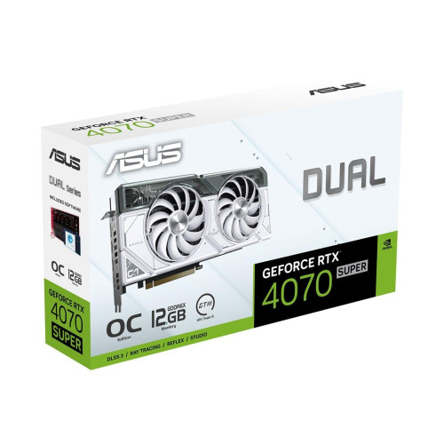 Karta graficzna ASUS Dual GeForce RTX 4070 SUPER OC 12GB WHITE-10280389