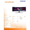 Samsung Monitor 57 cali G95NC VA 7680x2160 DUHD 32:9 3xHDMI 1xDP 2xUSB 3.0 KVM 1ms 240Hz HAS Gaming zakrzywiony 3Yd2d-10