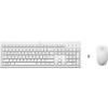 Zestaw klawiatura + mysz HP 230 Wireless Mouse and Keyboard Combo bezprzewodowe białe 3L1F0AA-10365648