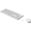 Zestaw klawiatura + mysz HP 230 Wireless Mouse and Keyboard Combo bezprzewodowe białe 3L1F0AA-10365650