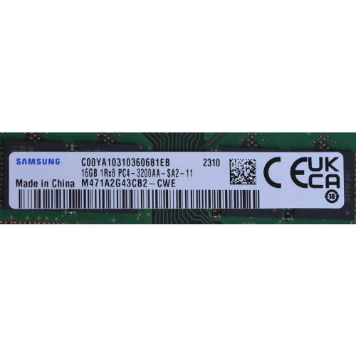 Samsung SO-DIMM 16GB DDR4 1Rx8 3200MHz PC4-25600 M471A2G43CB2-CWE-10318032