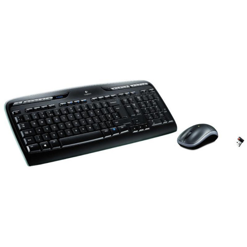 Zestaw bezprzewodowa klawiatura + mysz Logitech 920-003999 (membranowa; USB 2.0; kolor czarny; optyczna)-1031880