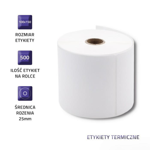 Etykiety termiczne 100x150mm | 500 etykiet-10323543