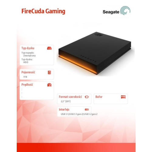 Dysk FireCuda Gaming 1TB 2,5E-10323998