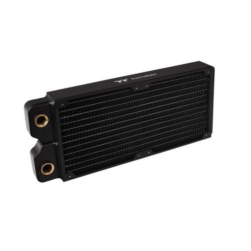 Chłodzenie wodne Pacific CLM240 slim radiator (240mm, 5x G 1/4 miedź) czarne-10326286