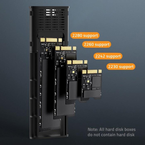 Obudowa | kieszeń NV2271 na dysk M.2 SSD | SATA | NVMe | USB-C | 2TB -10327339