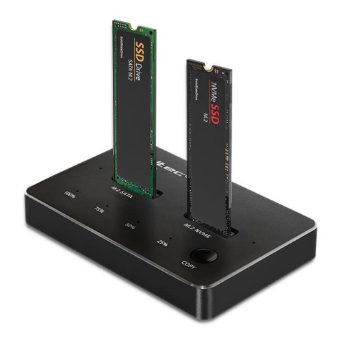 Stacja dokująca dysków SSD M.2 | NVMe | SATA | USB-C | DUAL 2 x 2TB -10327381