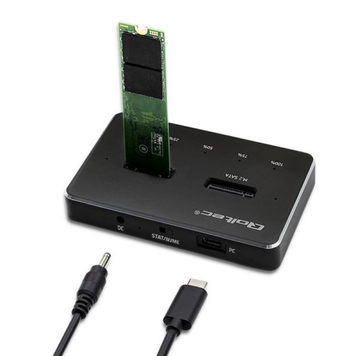 Stacja dokująca dysków SSD M.2 | NVMe | SATA | USB-C | DUAL 2 x 2TB -10327384