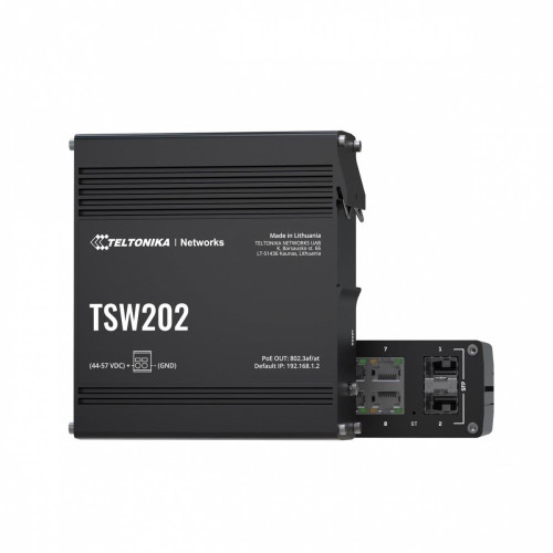 Przełącznik zarządzalny przemysłowy TSW202 2xSFP 8xPoE+ L2/L3-10327508