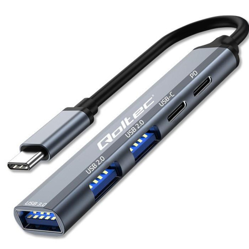 HUB adapter USB-C 3.1 5w1 | USB-C PD | USB-C | 2x USB 2.0 | USB 3.0 -10328061