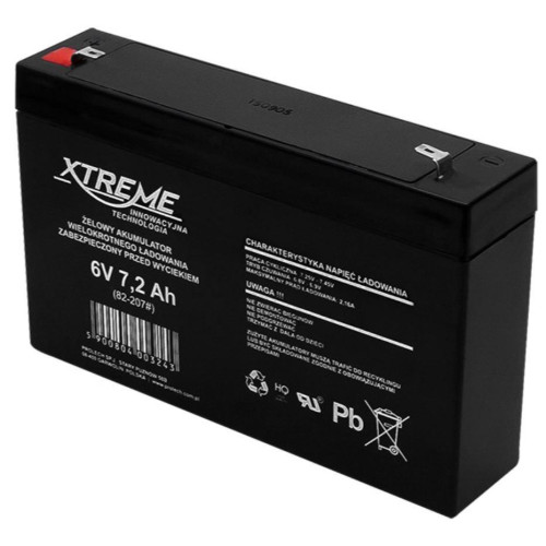 Akumulator żelowy 6V 7.2Ah XTREME-10328843