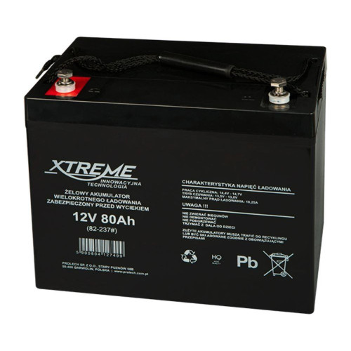 Akumulator żelowy 12V 80Ah XTREME-10328881