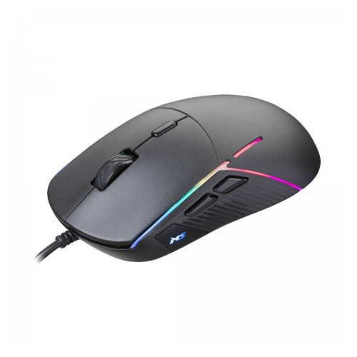 Mysz gamingowa przewodowa Nemesis C375 7200 DPI RGB LED czarna -10329687