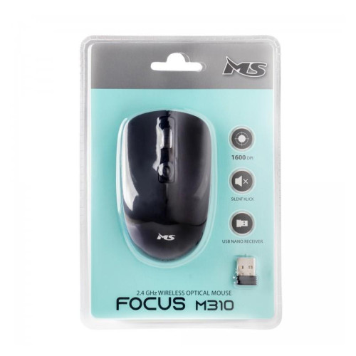 Mysz bezprzewodowa silent click Focus M310 RF 1600 DPI 4P akumulator czarna-10329727